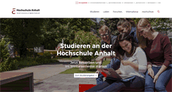 Desktop Screenshot of hs-anhalt.de