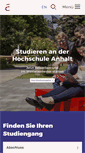 Mobile Screenshot of hs-anhalt.de